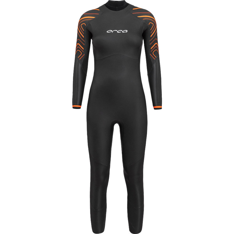2026 Orca Womens Vitalis Thermal Back Zip Open Water Swim Wetsuit NN6U4801 - Black